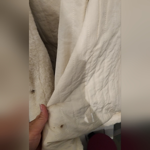 ZARA cozy gray coat - Picture 4 of 6